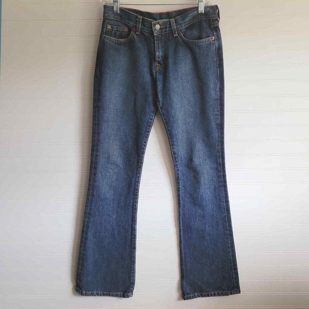 Lucky Brand Jeans Womens Size 2/26 Bootcut Cotton Dark Wash Blue Made in USA